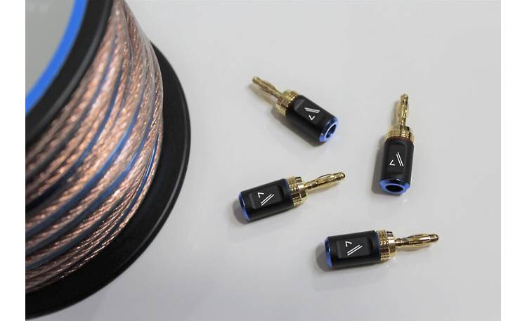 Austere III Series Speaker Cable Shown with Austere banana connectors (sold separately)