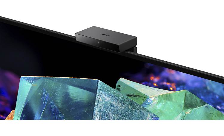 Sony MASTER Series BRAVIA XR-55A95K BRAVIA CAM's manual privacy cover lets you close the camera for peace of mind