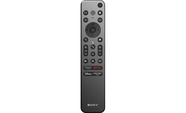 Sony MASTER Series BRAVIA XR-55A95K Remote has dedicated voice control button