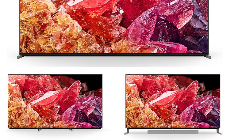 Sony BRAVIA XR-75X95K Multi-position stand has wide, narrow, and sound bar settings