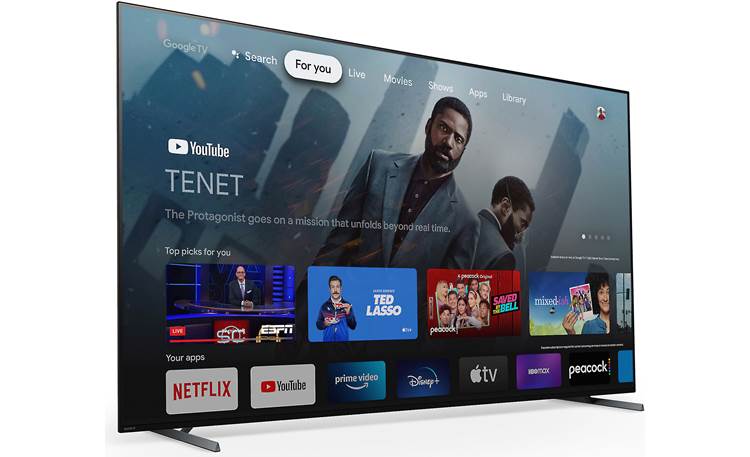 Sony BRAVIA XR-77A80K Google TV makes it easy to find your favorite shows and movies