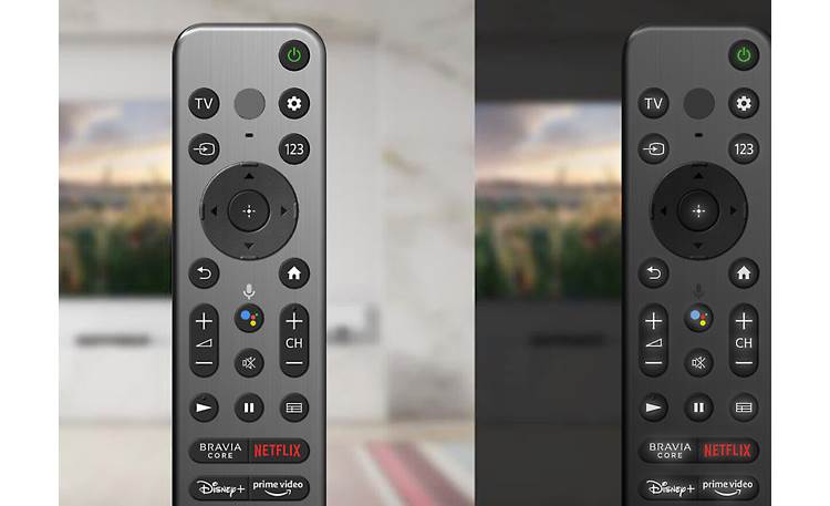 Sony BRAVIA MASTER Series XR-85Z9K Remote control backlight makes it easy to find in the dark