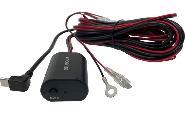 Radenso DS1 Direct Wire Kit The kit includes a right-angle USB-C power plug and convenient external mute button