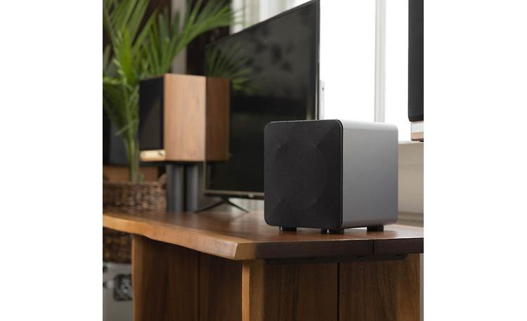 Audioengine S6 Shown as part of a home audio system (speakers not included)