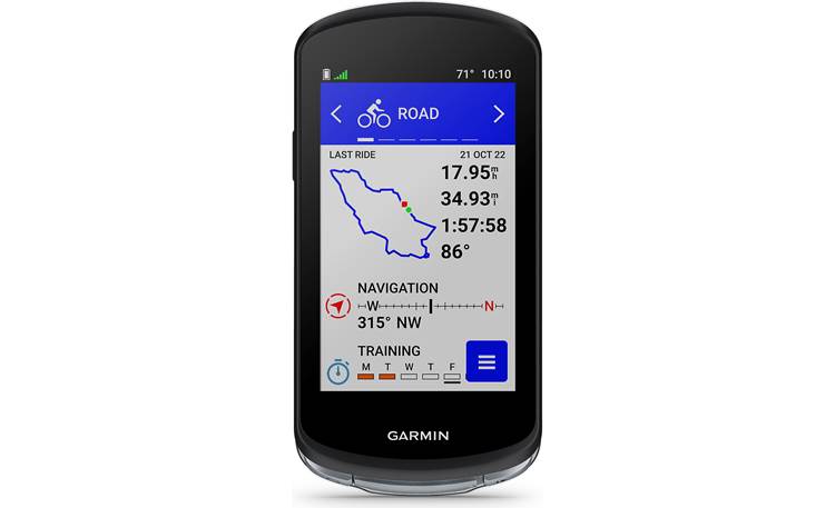 Garmin Edge 1040 Bundle GPS-enabled touchscreen cycling computer, plus heart rate monitor, sensor, and cadence at Crutchfield