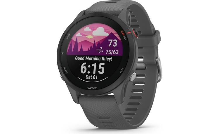 Garmin Forerunner 255 (Slate Gray) GPS running watch at Crutchfield