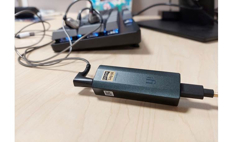 iFi Audio GO bar Connects to your laptop and delivers clean, powerful sound to your headphones