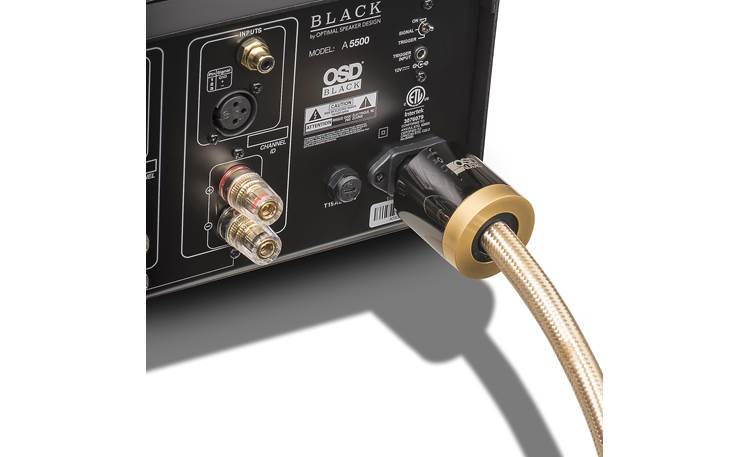 OSD Aurum AC Power Cable Shown connected to receiver (sold separately)
