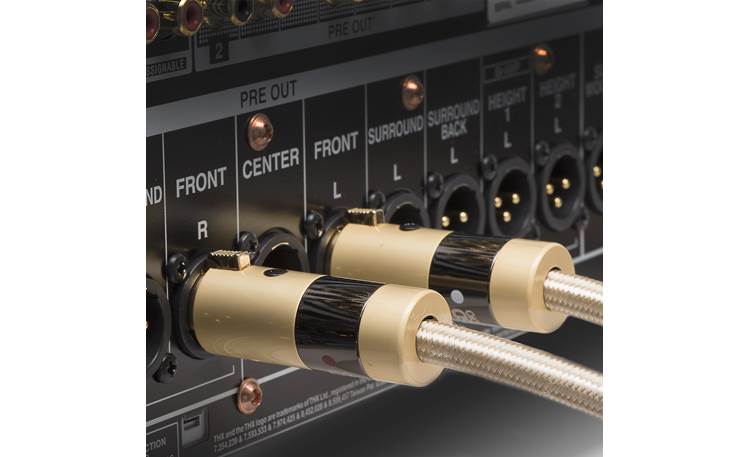 OSD Aurum XLR Cable Shown connected to a receiver (sold separately)