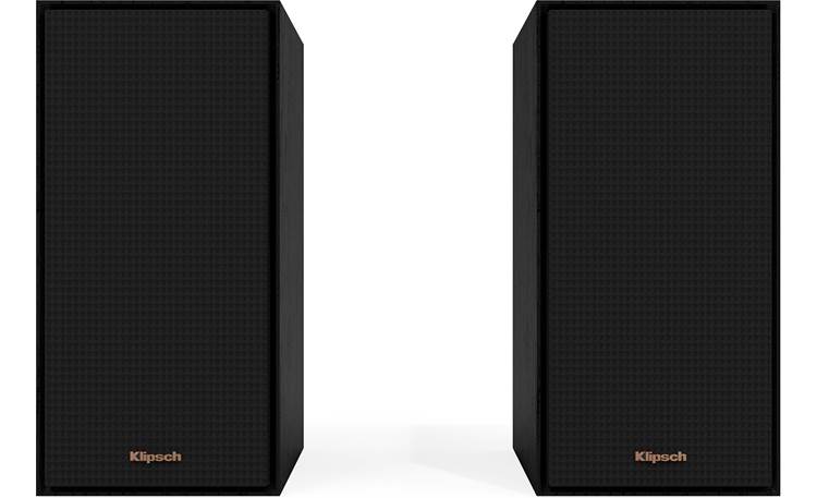 Klipsch Reference R-40M Pair, shown with magnetic grilles attached