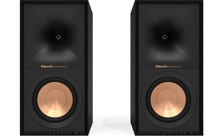 Klipsch Reference R-50M Front, shown with magnetic grilles removed