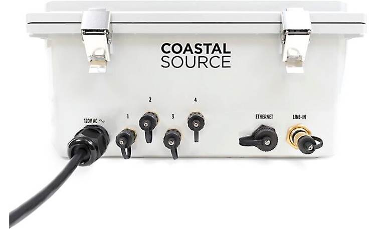 Coastal Source CAS300/4 Inputs and outputs feature rugged, waterproof Coastal Connectors™ 