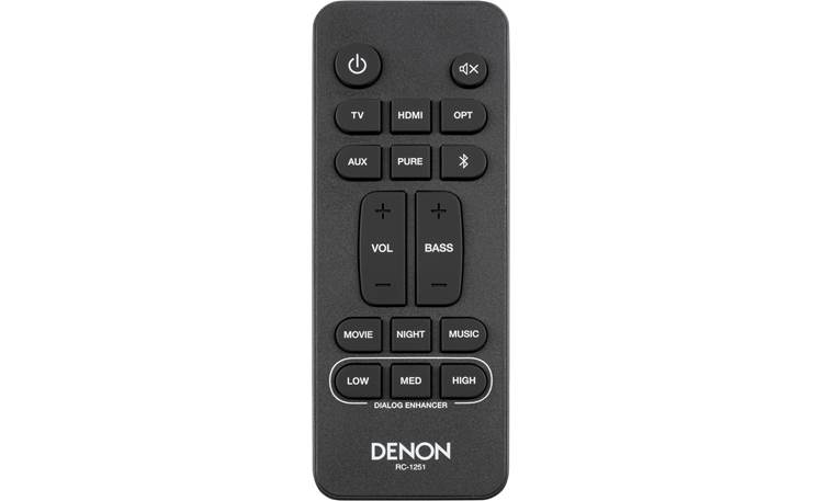 Denon DHT-S217 Includes remote control