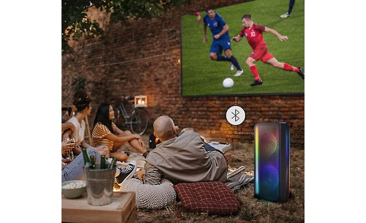 Samsung MX-ST40B Sound Tower Pair a compatible TV via Bluetooth for better sound with movies and shows