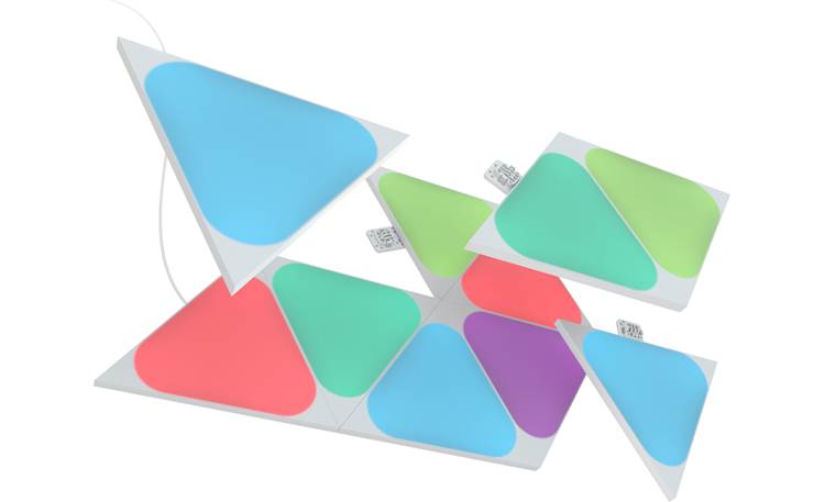 Nanoleaf Shapes Expansion Pack Panels get power and Wi-Fi connection directly from your existing Shapes system