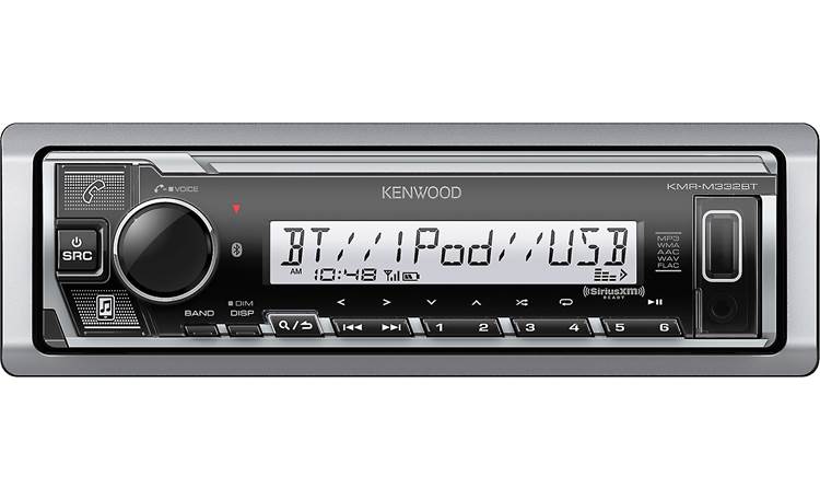 Kenwood KMR-M332BT You can see this Kenwood's vibrant display even on the brightest days