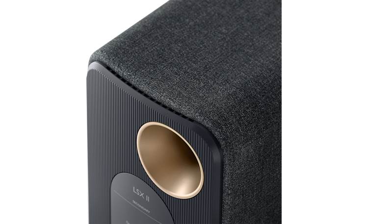 KEF LSX II (Carbon Black, Fabric) Powered speakers with HDMI 