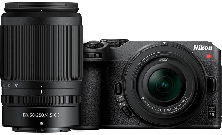 gisteren te ontvangen Maakte zich klaar Nikon Z30 DX Camera 2-Lens Zoom Kit 20.9-megapixel APS-C sensor mirrorless  camera with 16-50mm and 50-250mm zoom lenses, Wi-Fi®, Bluetooth®, and 4K  video capability at Crutchfield