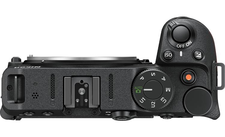 Nikon Z30 DX Camera Zoom Lens Kit Top, shown without lens