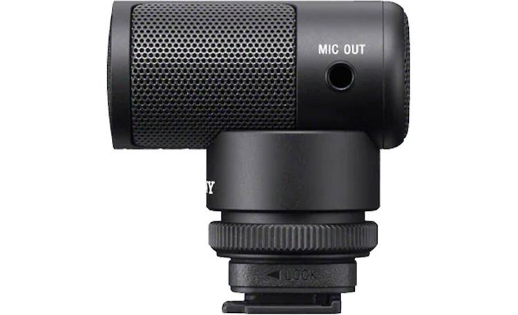 Sony ECM-G1 Side view showing 3.5mm mic output