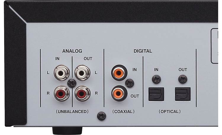 Tascam CD-RW900SX Analog and digital inputs