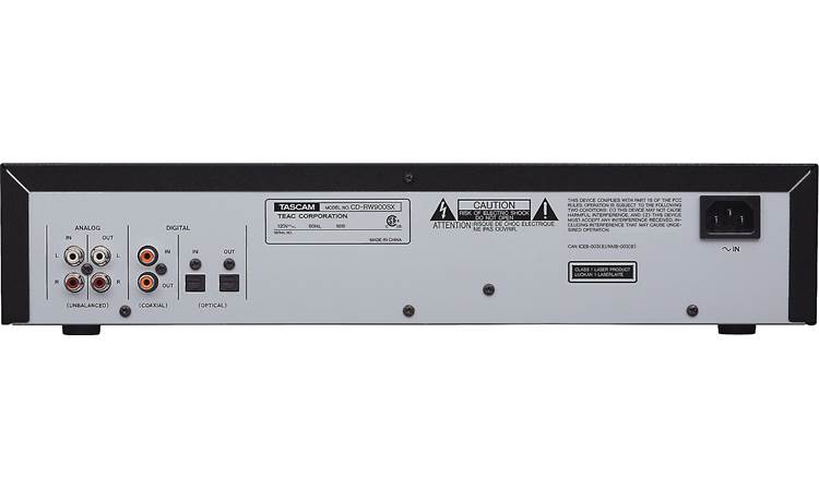 Tascam CD-RW900SX Back