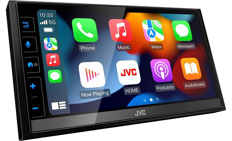 JVC KW-M788BH Apple CarPlay looks and feels just like your iPhone's home screen