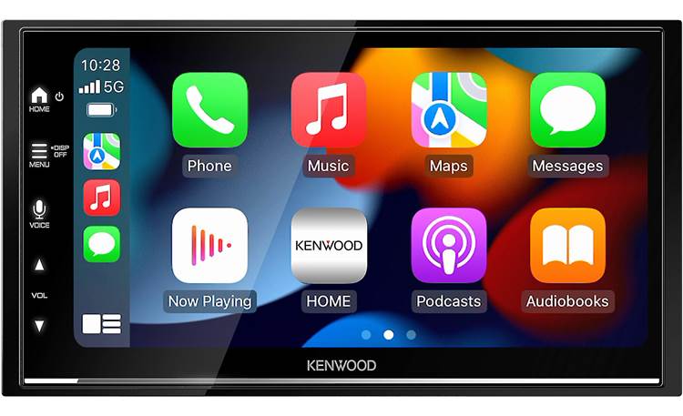 Kenwood DMX7709S The Apple CarPlay home screen looks a lot like your iPhone