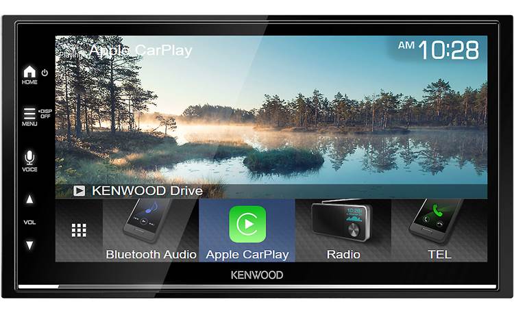 Kenwood DMX7709S This receiver's touchscreen display displays high-contrast, crystal-clear images for visibility in all types of lighting conditions