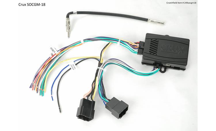 CRUX SOCGM-18 Wiring Interface Other