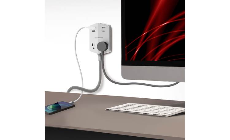 Monster Power Shield Comes equipped with a variety of outlets and ports for connecting your equipment