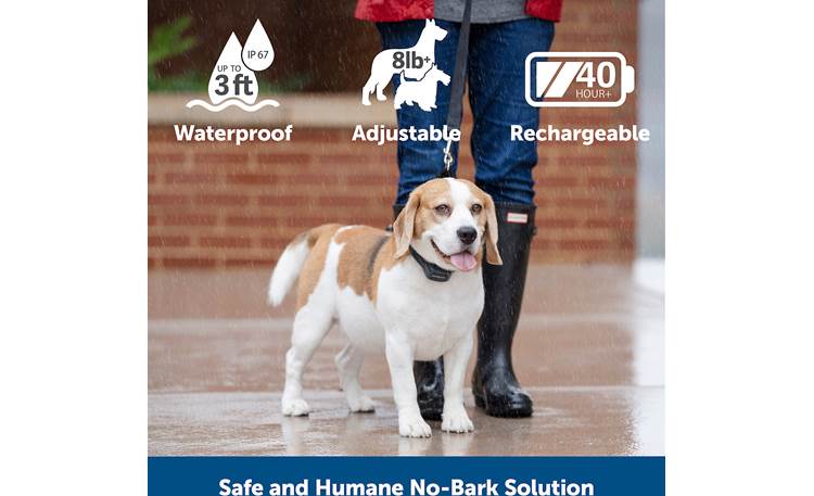 PetSafe Audible Bark Collar Rugged IP67 weather- and water-proof rating