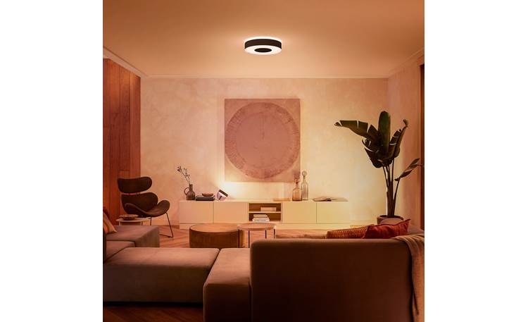 Philips Hue White/Color Infuse Ceiling Light Must be hardwired and mounted to ceiling