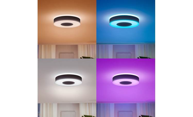 Philips Hue White/Color Infuse Ceiling Light Choose from 16 million colors or 50,000 shades of cool to warm white light to match any mood or event