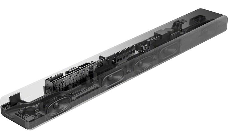 Sony HT-A3000/SA-SW5/SA-RS5 Home Theater Bundle 5 built-in speakers for a wide soundstage