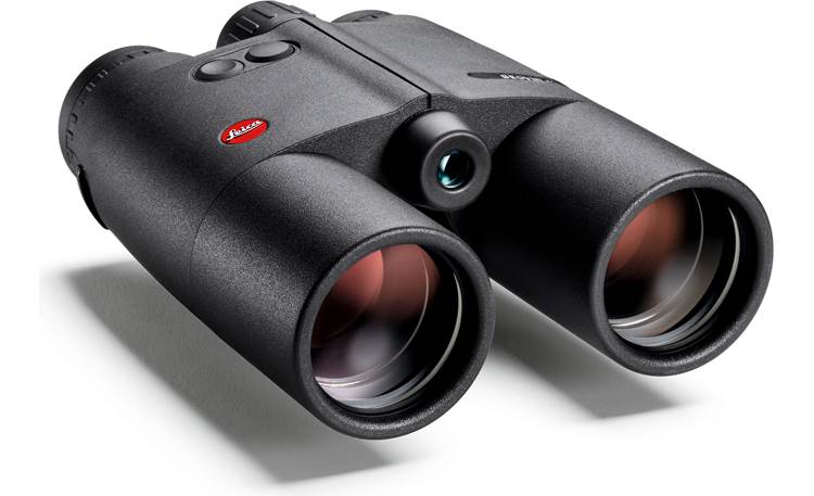 Leica Geovid R 10x42 Binoculars Front view, angled right