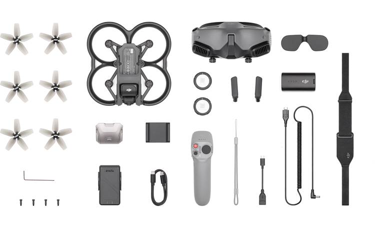 DJI Avata Pro View Combo Includes drone, goggles, and motion controller