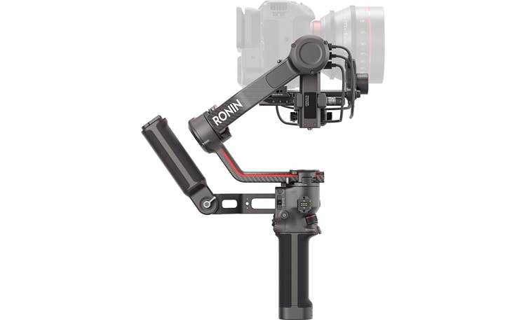 DJI RS 3 Pro Combo Briefcase grip attached