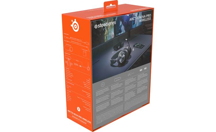 SteelSeries Arctis Nova Pro Wireless (PC, PlayStation®) Back (angle)