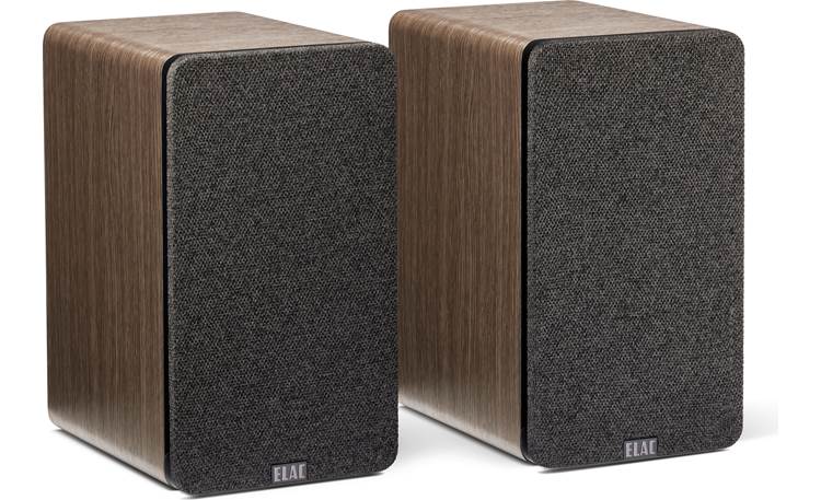 ELAC Debut ConneX DCB41 (Walnut) Powered bookshelf speakers with  Bluetooth®, HDMI, and built-in phono preamp at Crutchfield