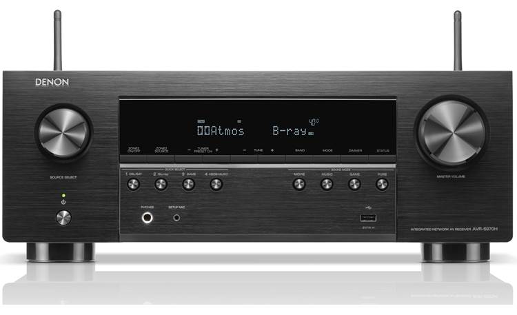 Denon AVR-S970H (AVR S 970 H) 7.2 Home Theater Receiver with Dolby Atmos,  DTS:X 8K Support, Wi-Fi, Bluetooth, HEOS