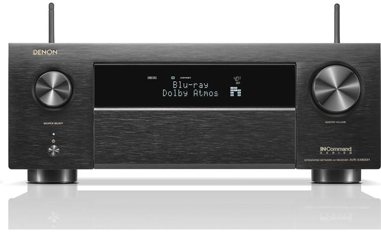 Meningsfuld facet sjæl Denon AVR-X4800H 9.4-channel home theater receiver with Dolby Atmos®,  Bluetooth®, Apple AirPlay® 2, and Amazon Alexa compatibility at Crutchfield