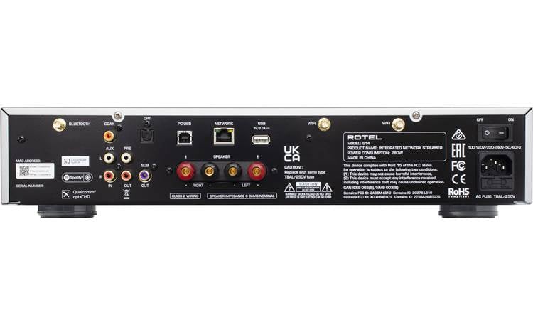 Rotel S14 (Black) Stereo integrated amplifier with Wi-Fi