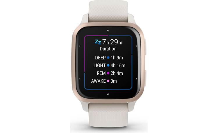 Garmin Venu Sq 2, Music Edition Smartwatch - Ivory/Peach Gold, WW