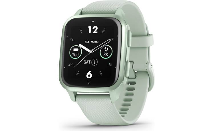 Garmin Venu® SQ 2 (Metallic Mint/Cool Mint) GPS smartwatch at Crutchfield