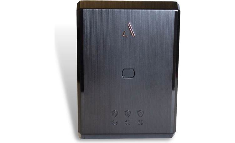 Austere III Series Power Side view. You can see the three protection status LEDs toward the bottom