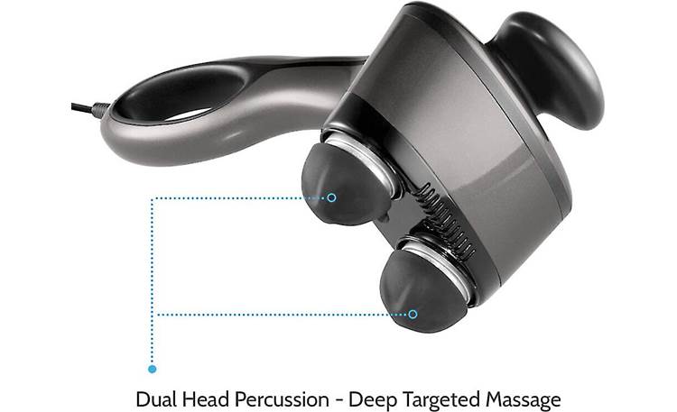 HoMedics Dual Temp Percussion Pro Hot & Cold Massager Dual percussion massage heads