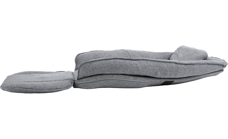 HoMedics Total Recline Shiatsu Massage Cushion Shown fully reclined