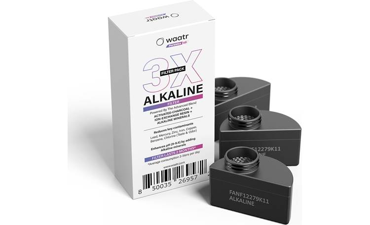 WAATR Alkaline Filter (3-pack) Front