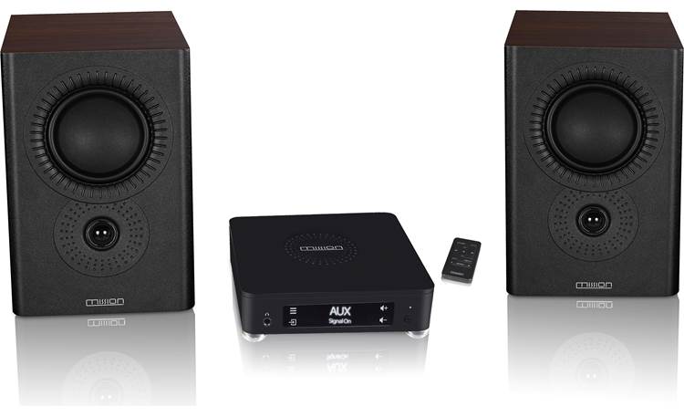 Mission LX CONNECT True wireless connection from hub to speakers with a range up to 65.6 feet